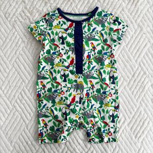 Mini Boden Baby Tropical Rainforest Cotton Romper - 18-24 months